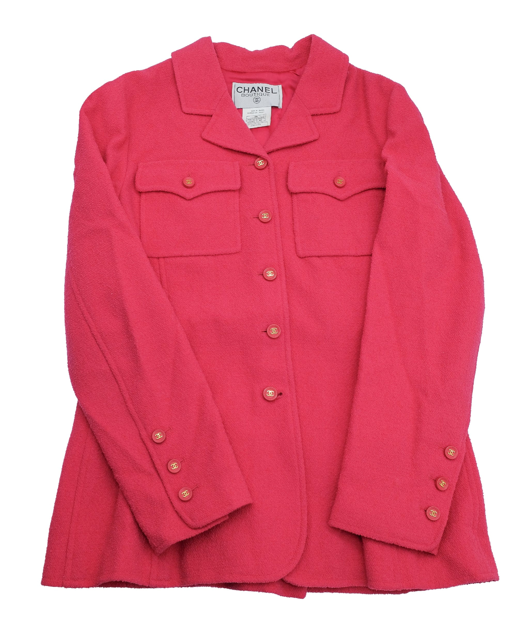 Chanel Chanel 95A Blazer Jacket Pink Pocket ASL7480