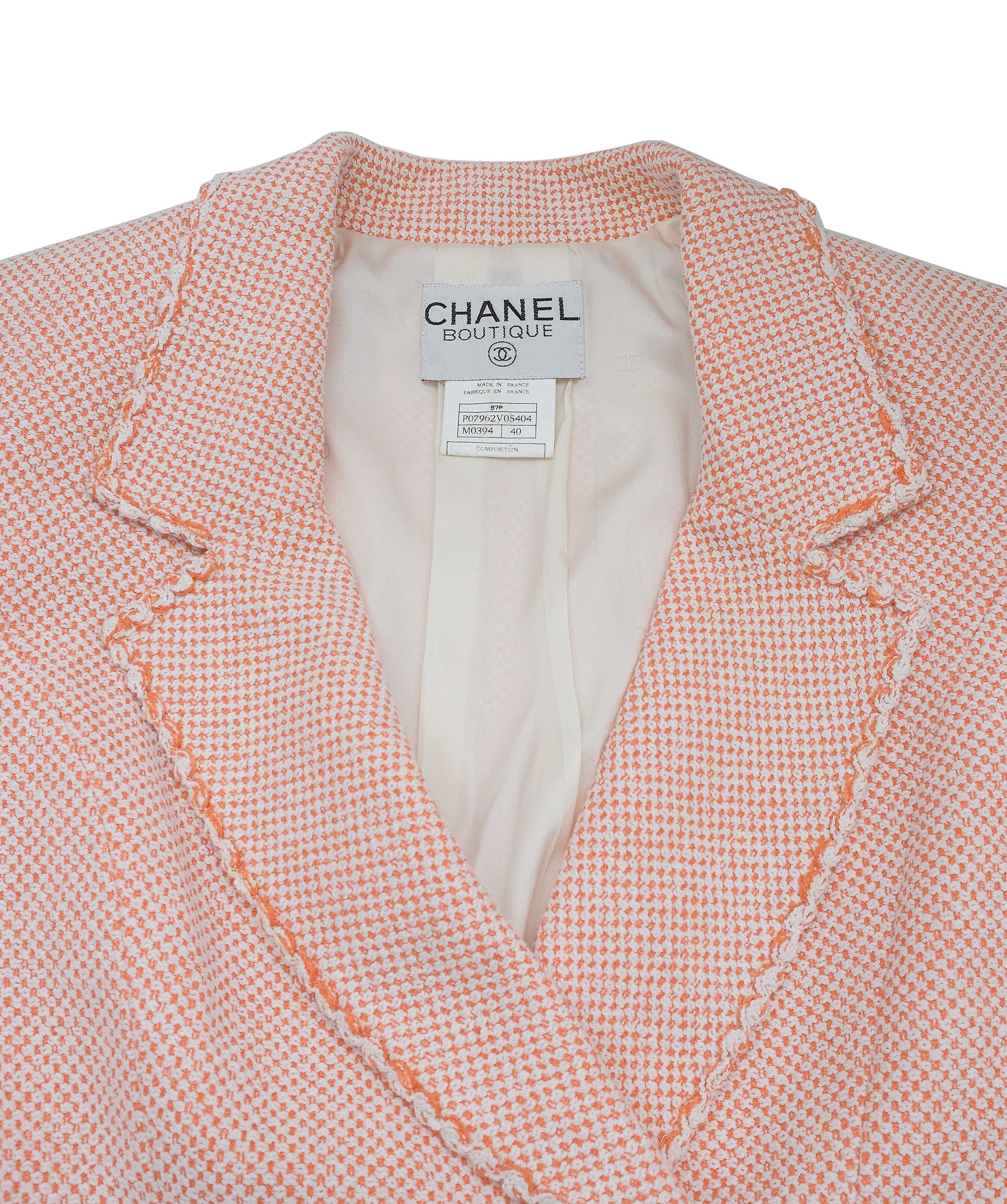 Chanel Chanel 97P Skirt Suits Orang
 ASL7483