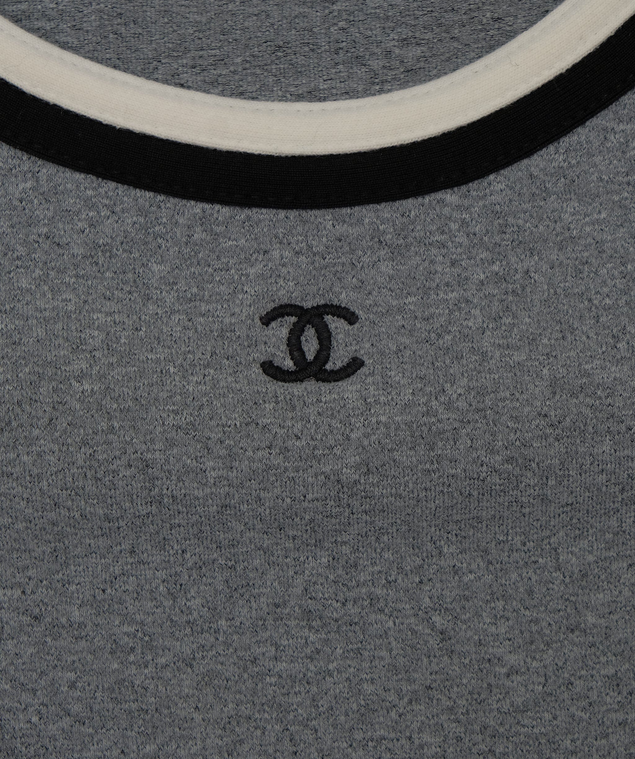 Chanel Chanel 98P CC Top Gray #42 ASL7552