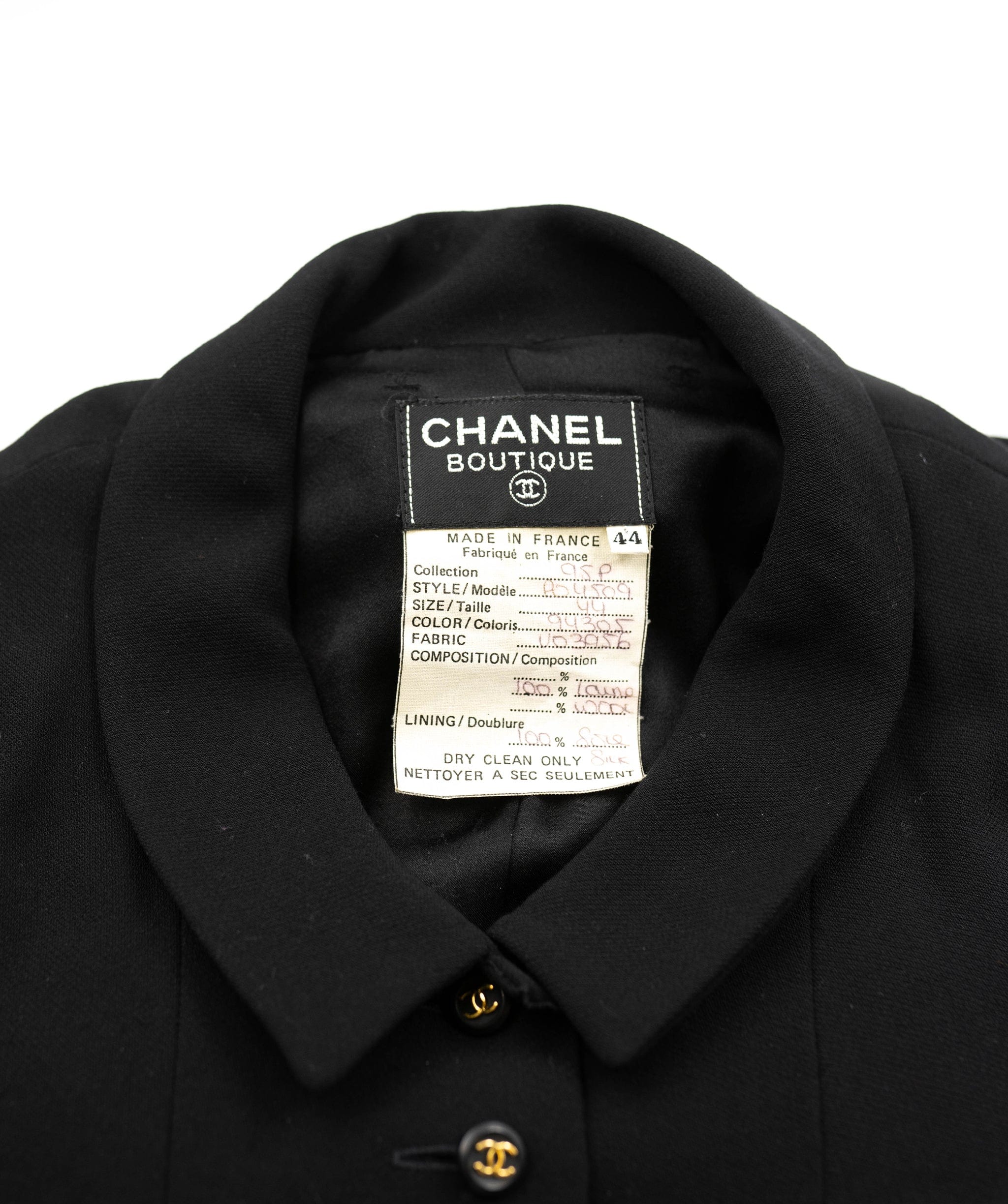 Chanel Chanel Black CC Button Dress, Barbie collection 95P - ASL3475