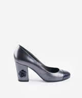 Chanel Chanel black heels camellia size 38