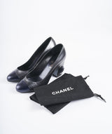 Chanel Chanel black heels camellia size 38