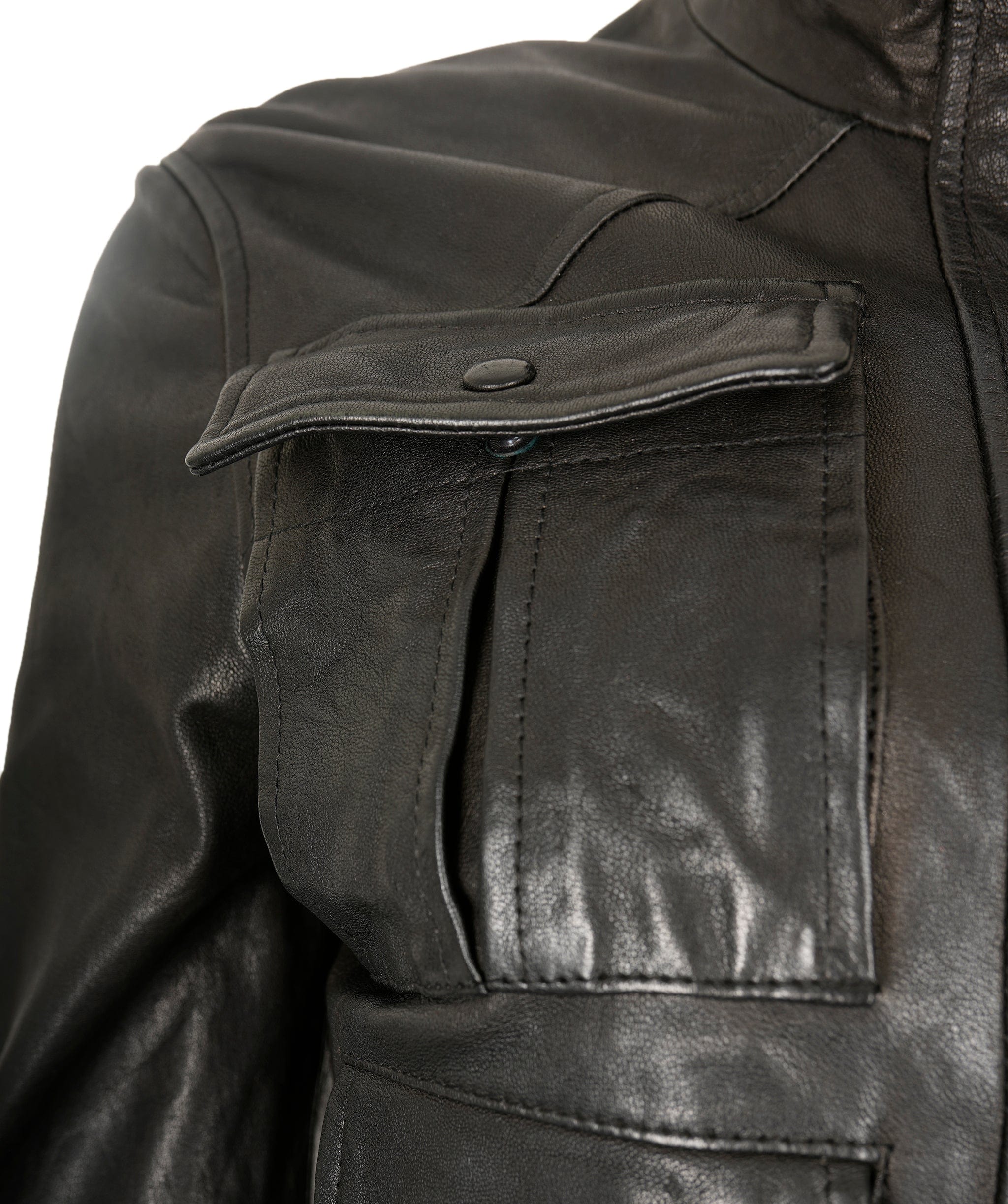 Chanel Chanel Black Leather Jacket ASL5187