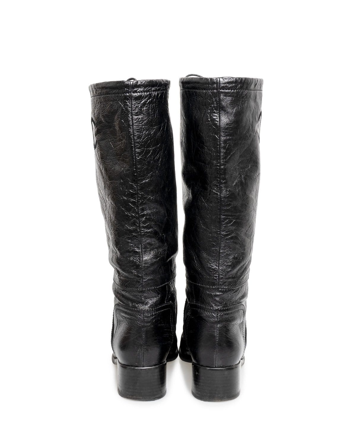 Chanel Chanel Boots Size 40 Patent - ADL1596