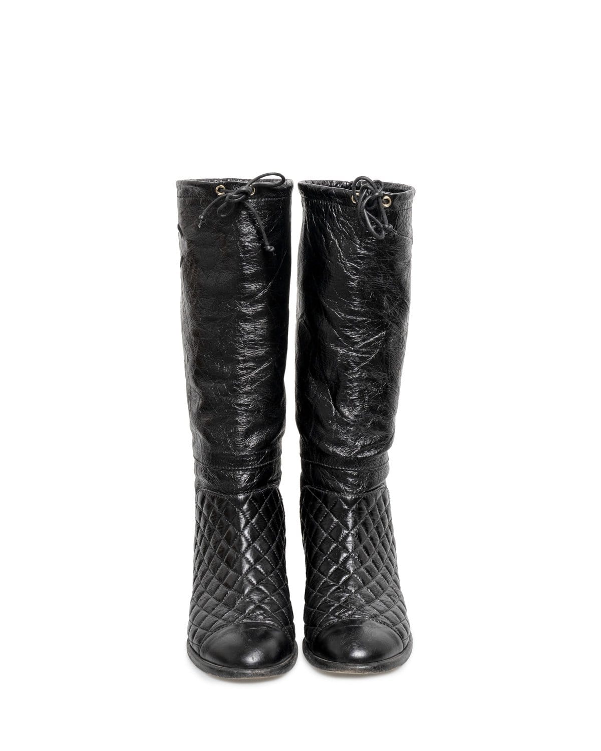 Chanel Chanel Boots Size 40 Patent - ADL1596