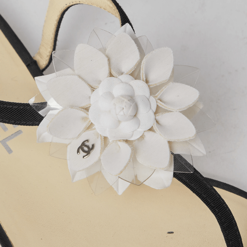 Chanel Chanel camelia slippers