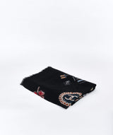 Chanel Chanel cashmere black scarf MW1257