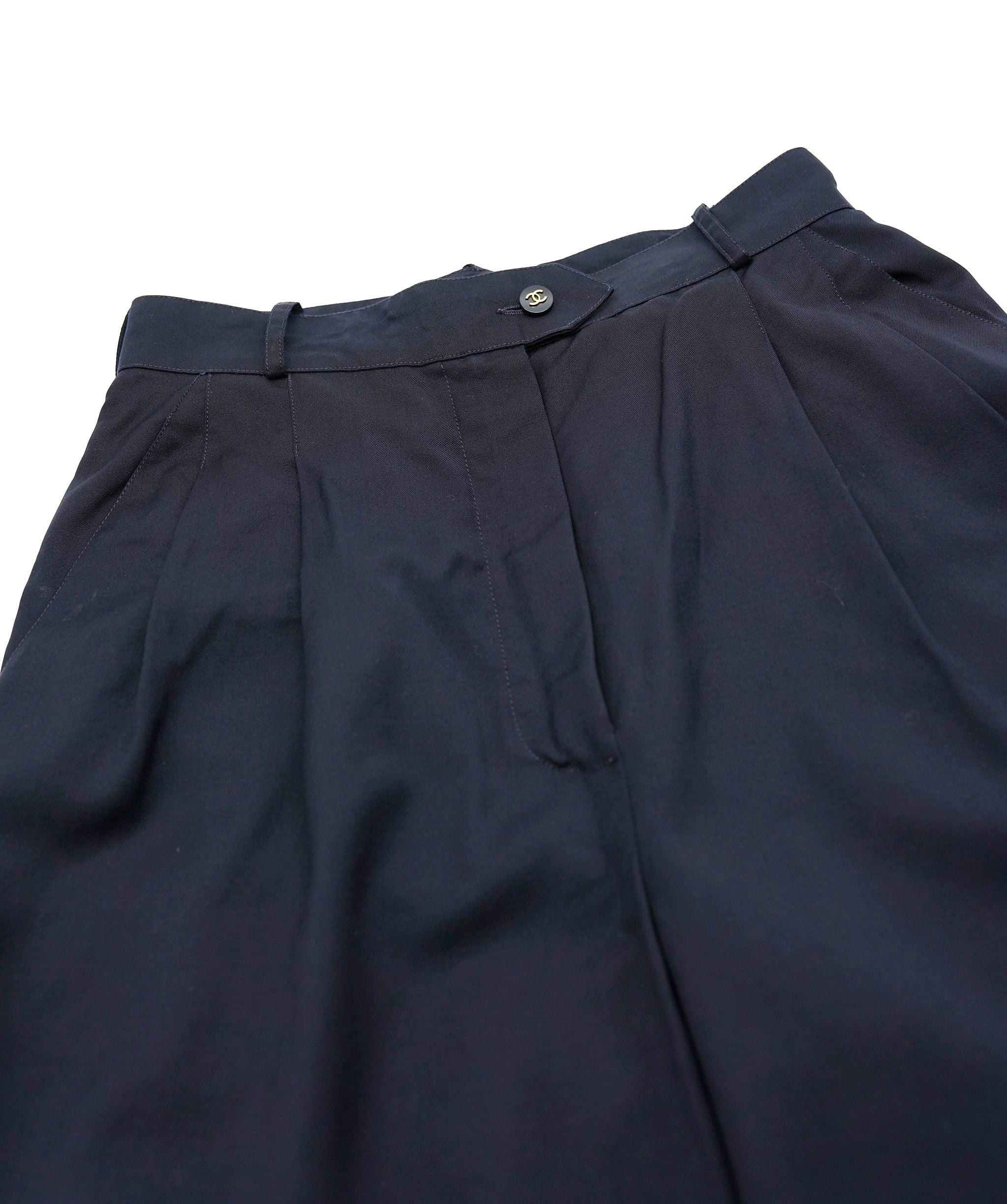 Chanel Chanel CC Button Wide Pants ASL7159