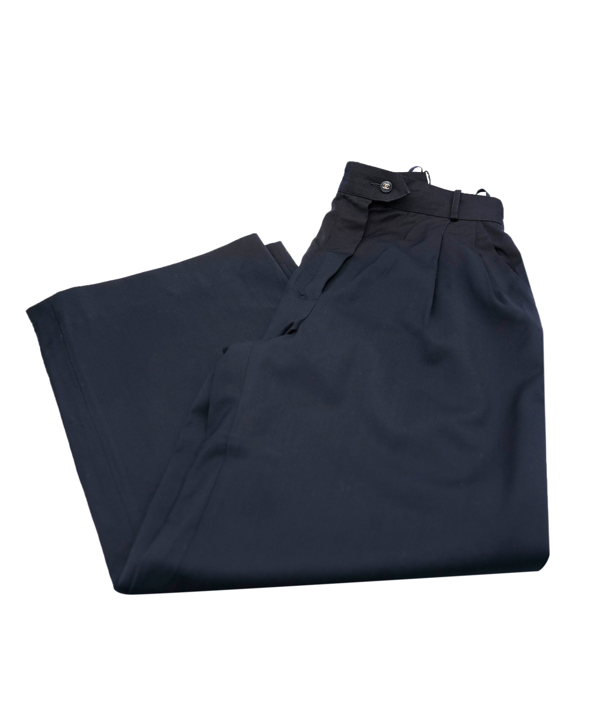 Chanel Chanel CC Button Wide Pants ASL7159