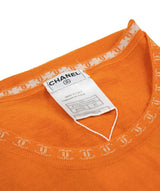 Chanel Chanel CC Cashmere Sweater Sleeveless Orange ASL5135