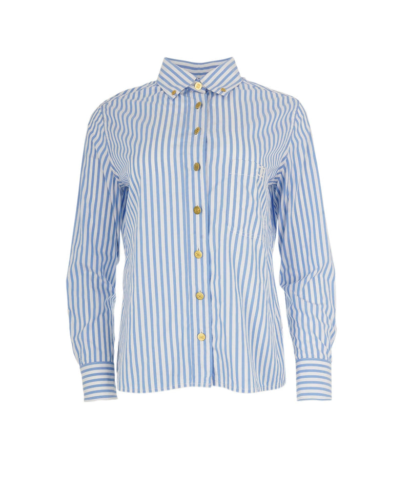 chanel blue shirt