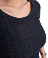 Chanel Chanel crochet t shirt with logo detailling ASL1045