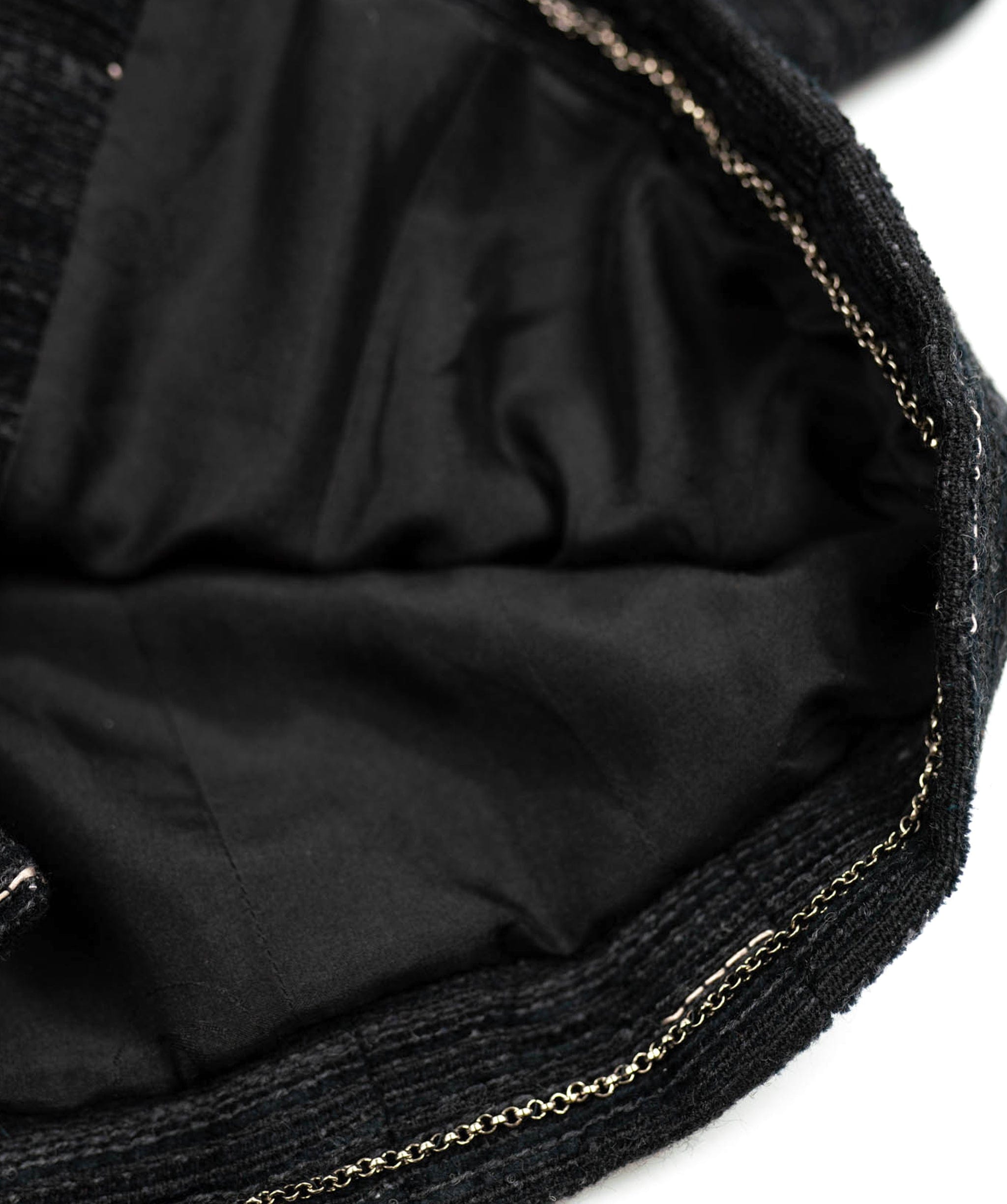 Chanel Chanel Dark Grey Tweed Jacket - AWL3840