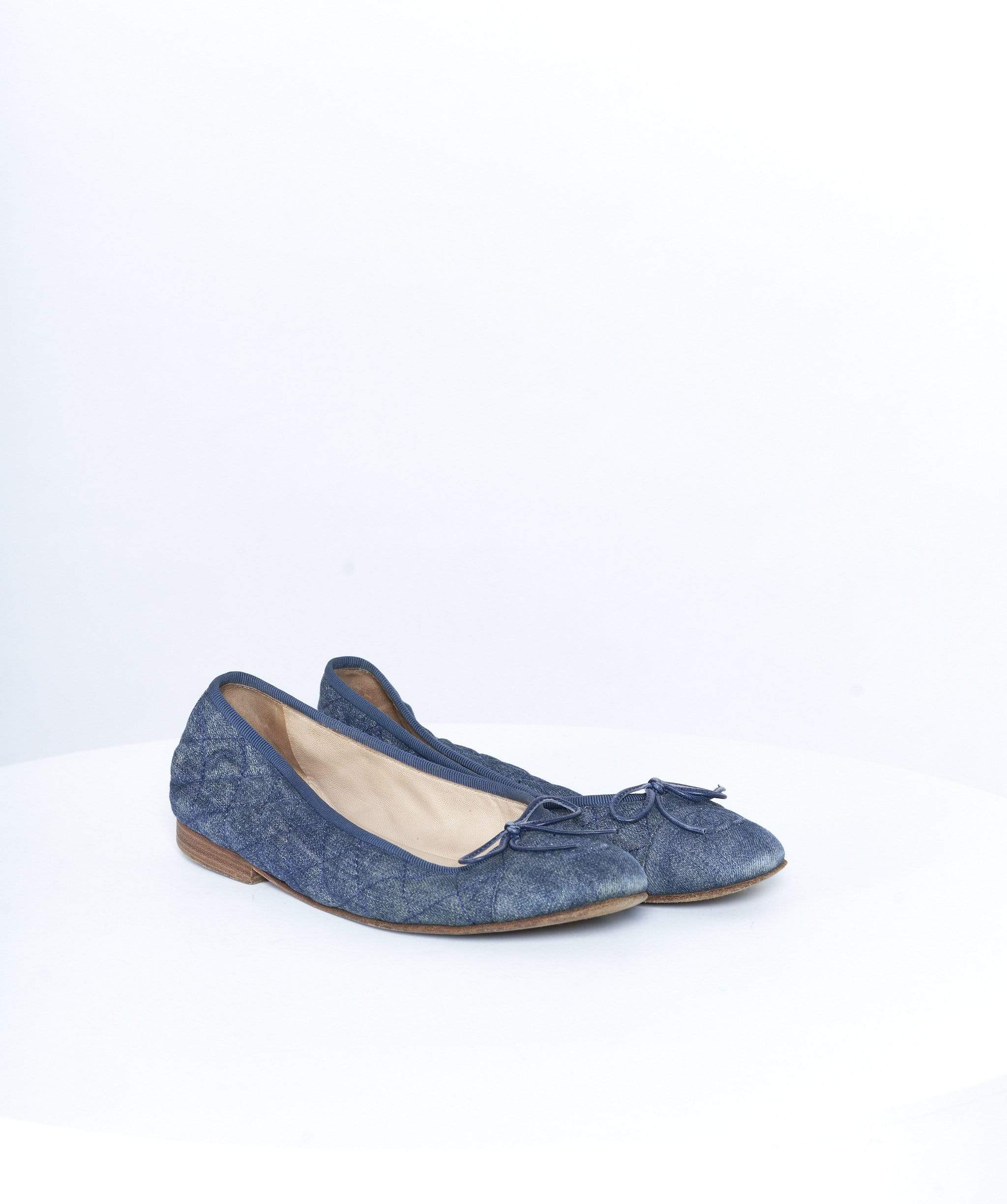 Chanel Chanel Denim Ballet Pumps Size 37