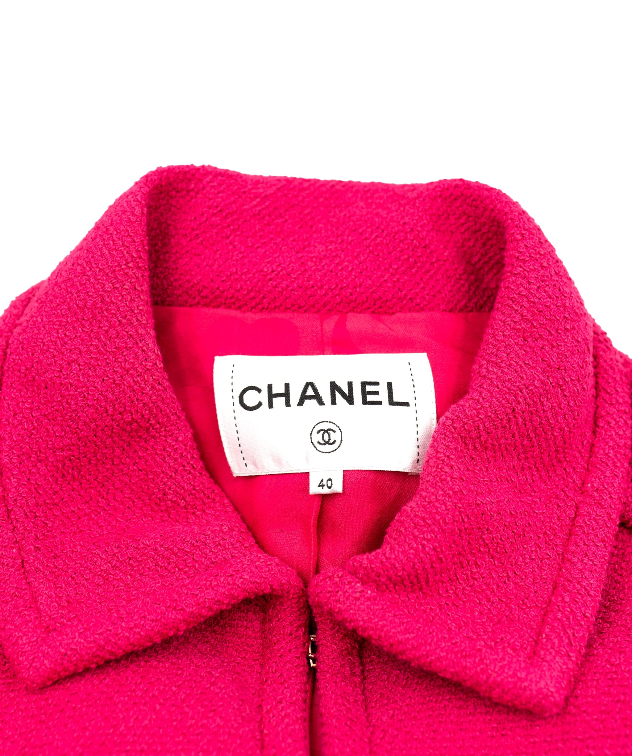 Chanel Chanel Hot pink tweed blazer AGC1367