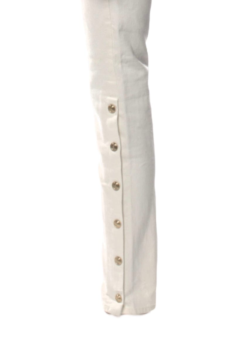 Chanel Chanel Jeans Straight Leg White FR38 SKC1392