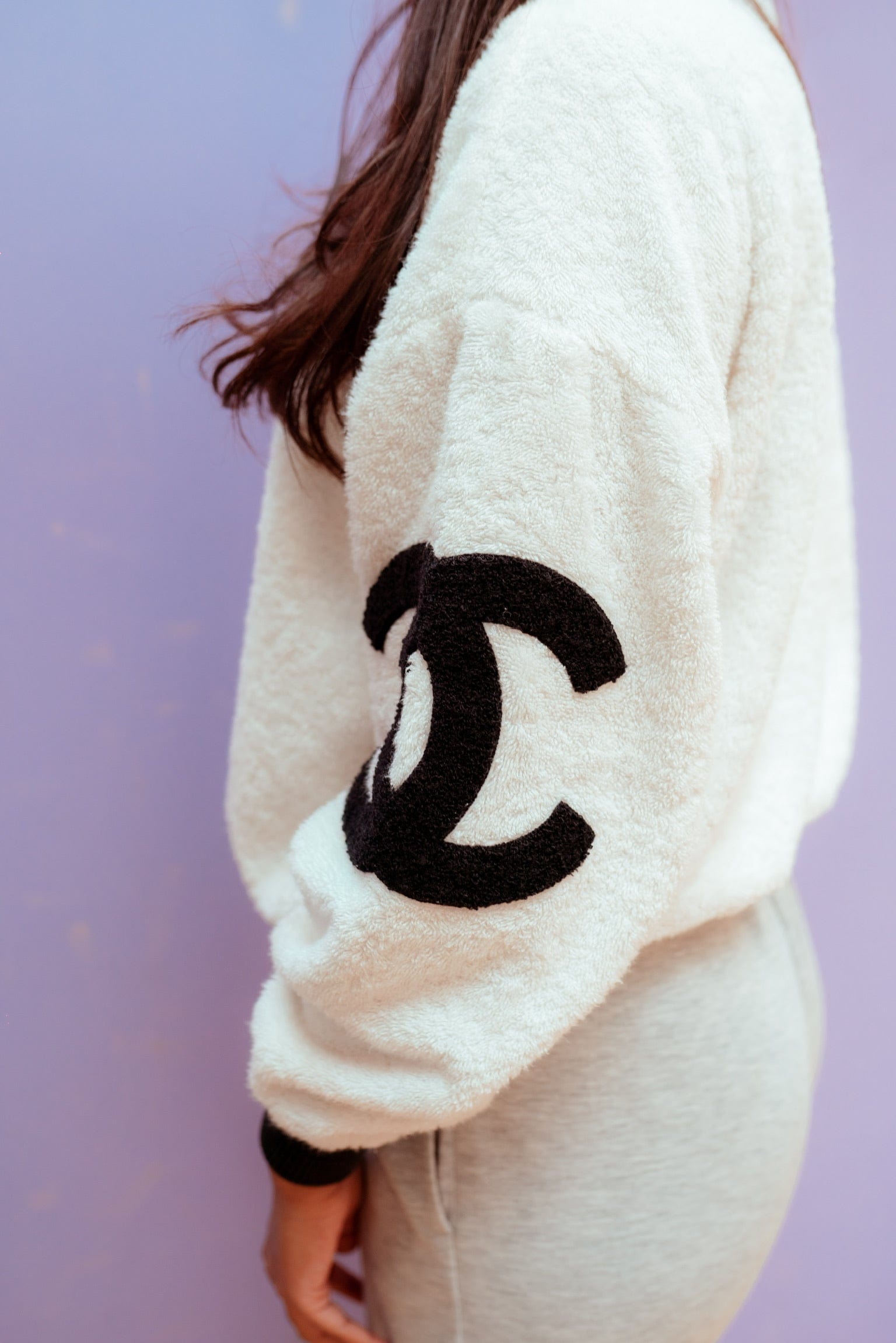 Chanel Chanel Logo Terry Sweatshirt ASL3175