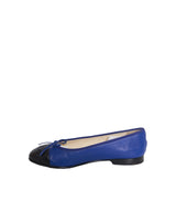 Chanel Chanel Navy and BlackBallet Pumps size 38 AWL1215
