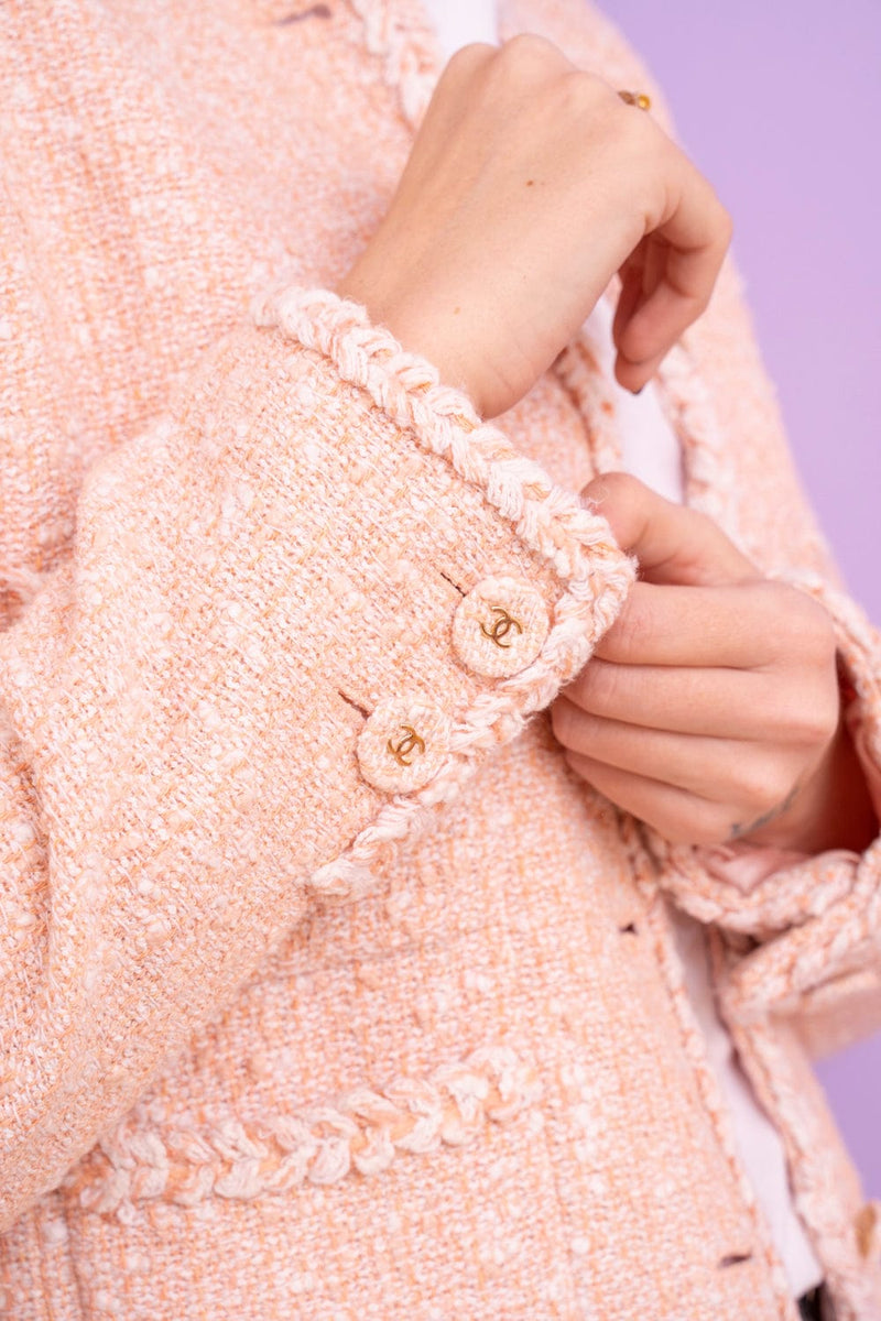 Chanel Pink Tweed Jackets - AWL2761 – LuxuryPromise