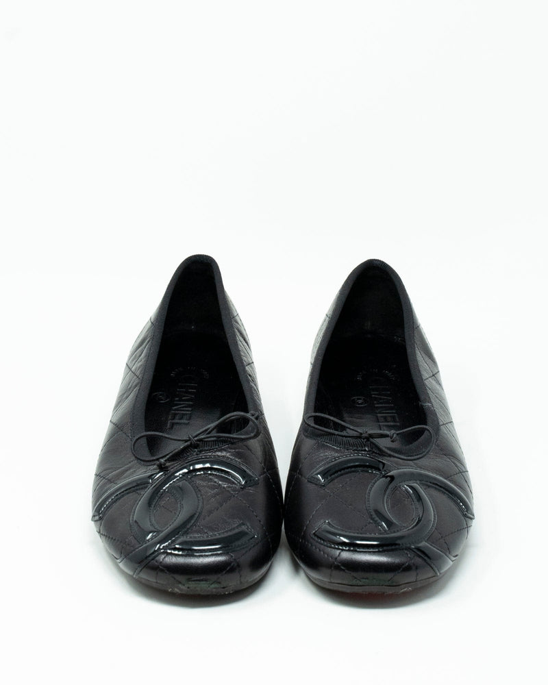Chanel Rue Cambon Ballet Pumps Shoes size 37 - AWC1179 – LuxuryPromise