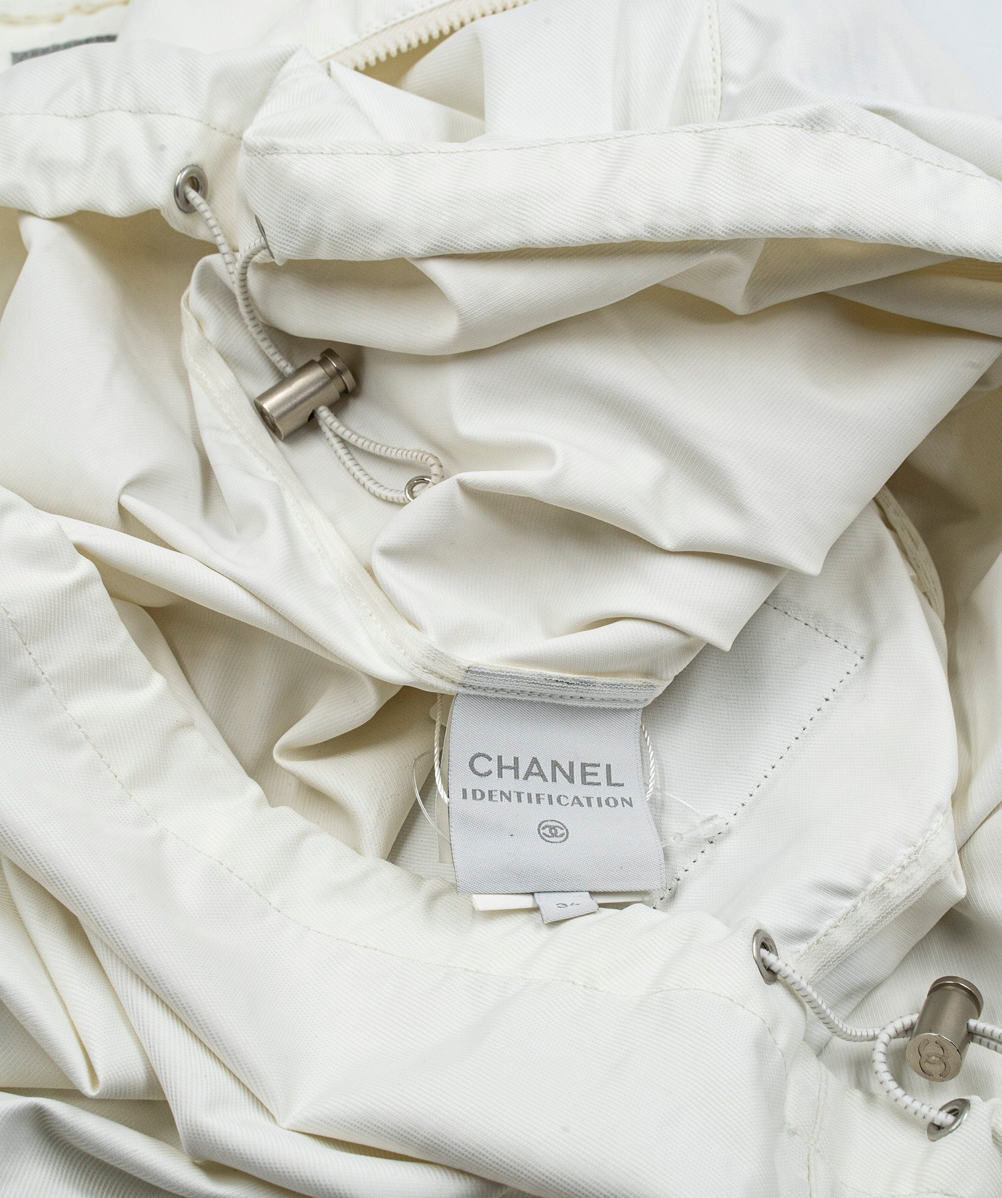 Chanel Chanel Sport 01P CC Windbreaker White Gray ASL5159