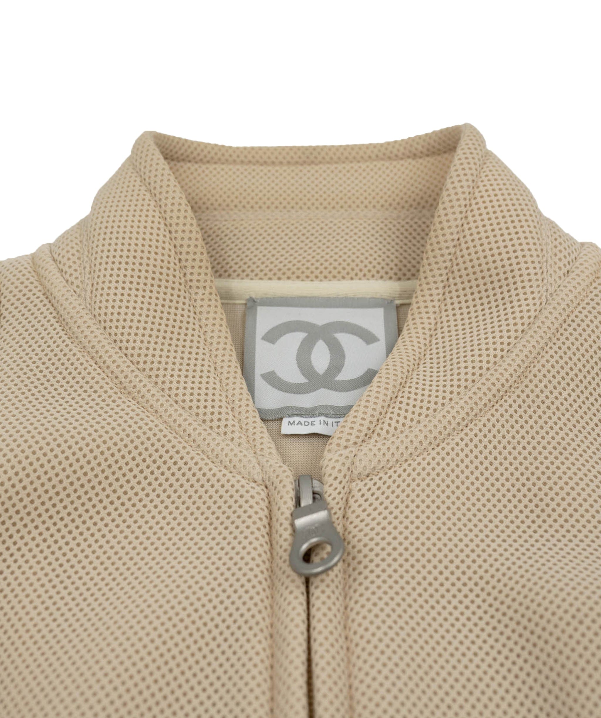 Chanel Chanel Sport Mesh Jacket Beige ASL4646