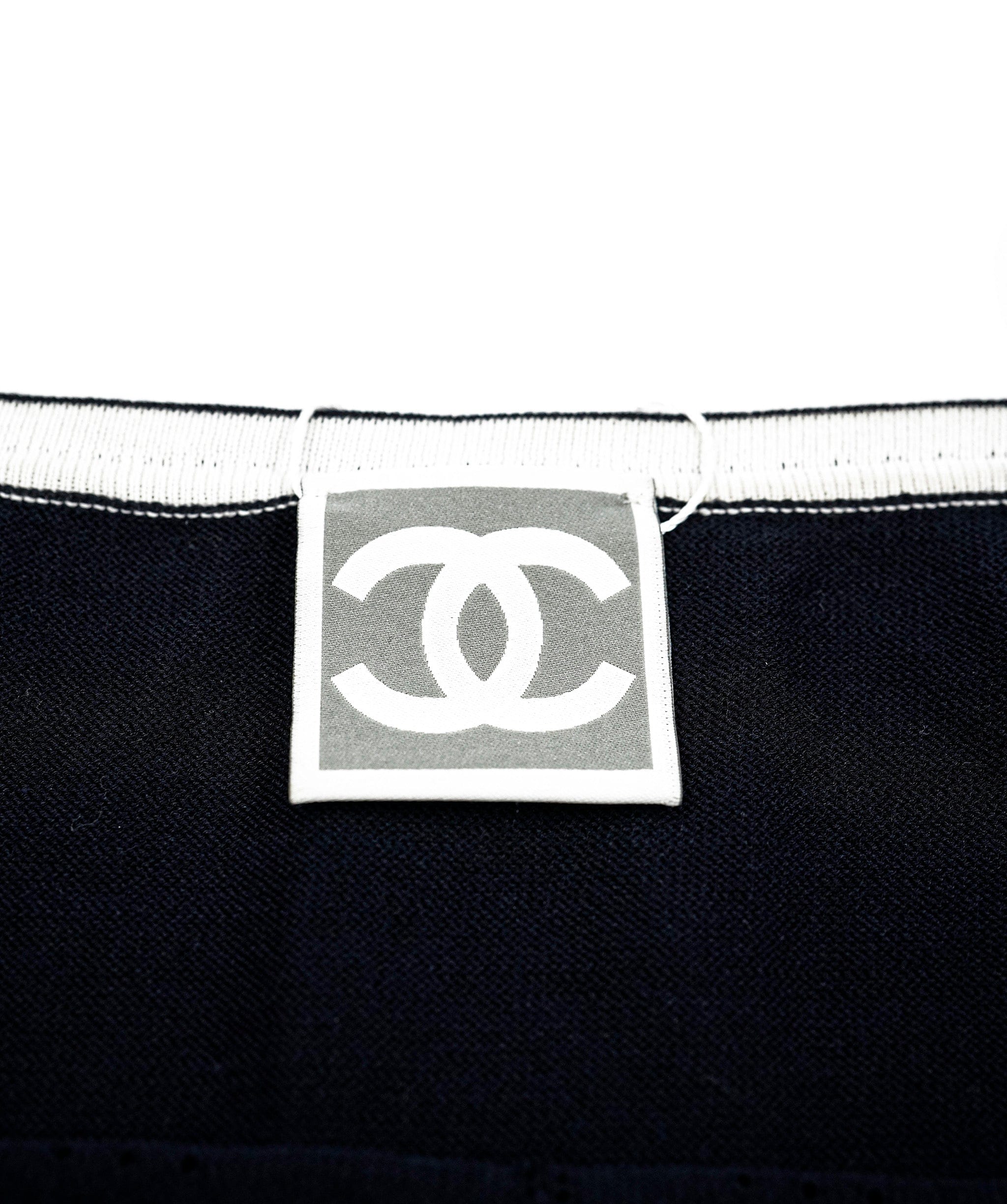 Chanel Chanel Sport Punching Logo Camisole Navy ASL5033