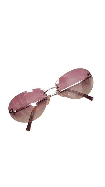 Chanel Sunglasses Rimless Pink Gradient SKL1607 LuxuryPromise