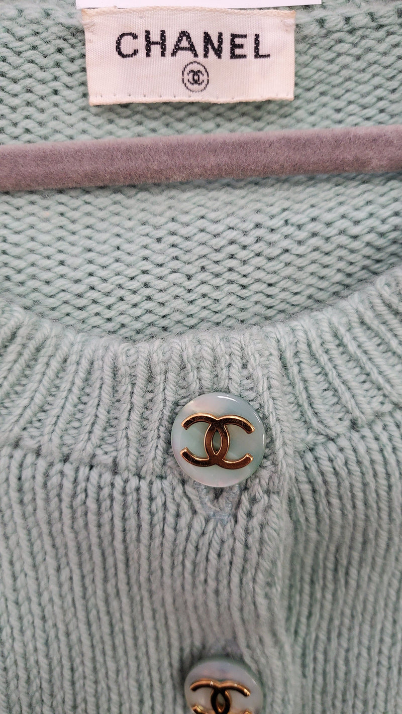 Chanel cardigan discount cashmere