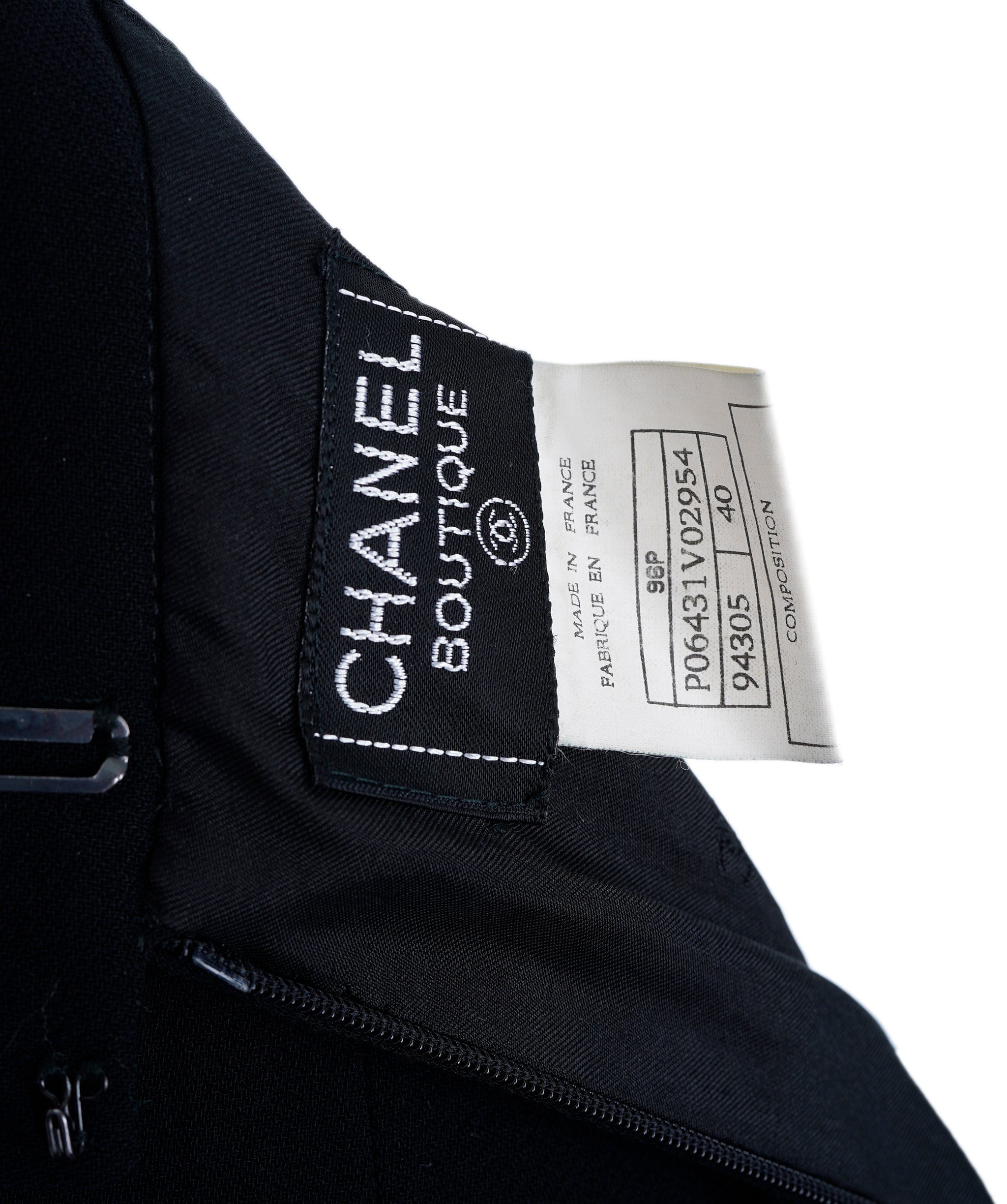 Chanel Vintage Chanel Black Mini Skirt - ASL2635