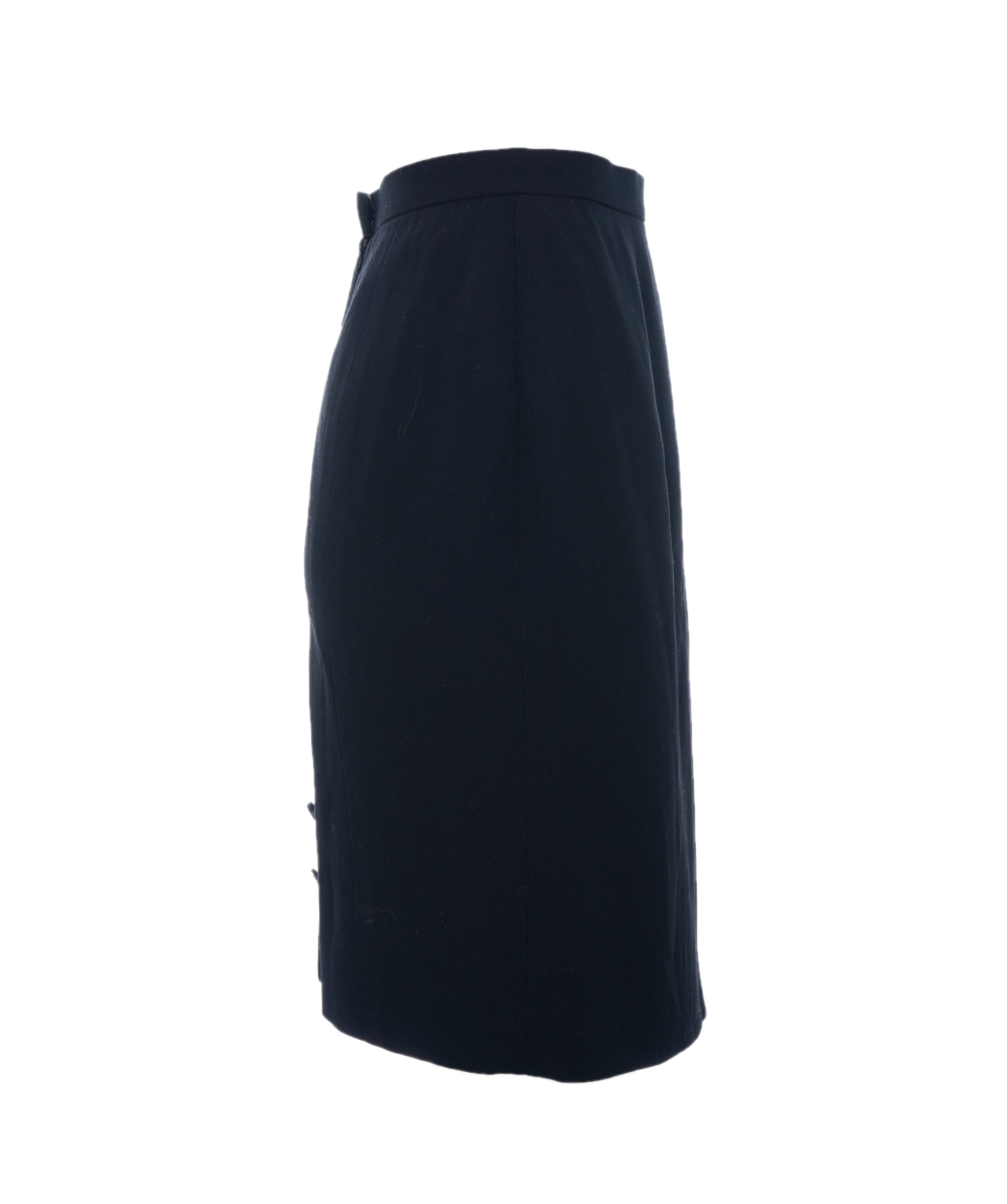 Chanel Vintage Chanel Black Mini Skirt - ASL2635