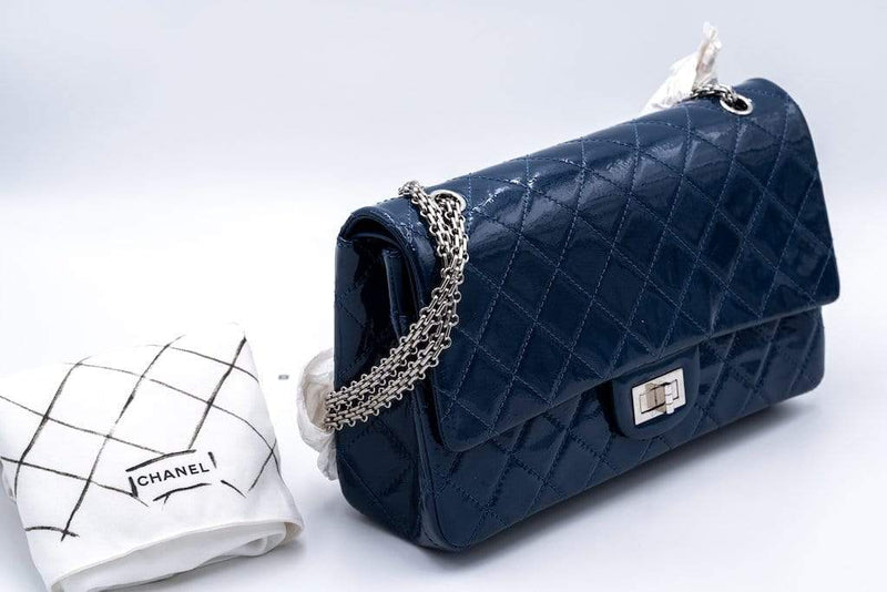 Chanel Reissue 227 Navy Patent Flap Bag – LuxuryPromise