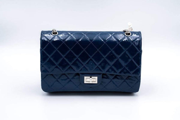Chanel Chanel 2.55 Reissue Navy Patent Flap Bag