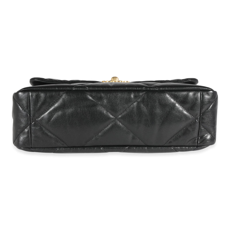 Chanel Black Quilted Lambskin Chanel 19 Large Flap Bag – LuxuryPromise