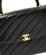 Chanel Chanel black top handle bag - 10AwC6891