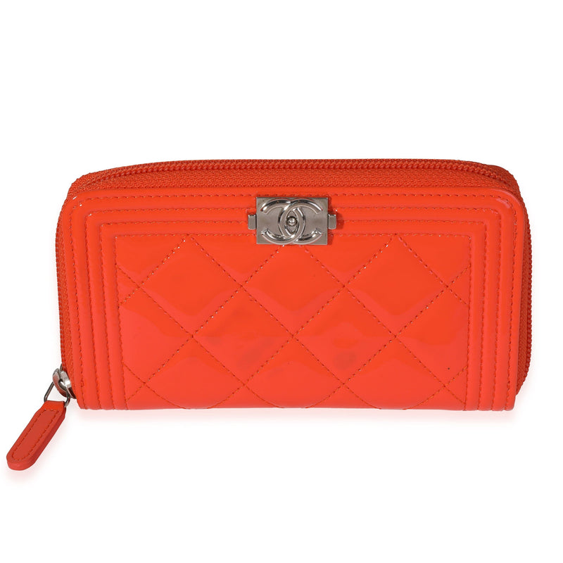 Chanel best sale orange wallet