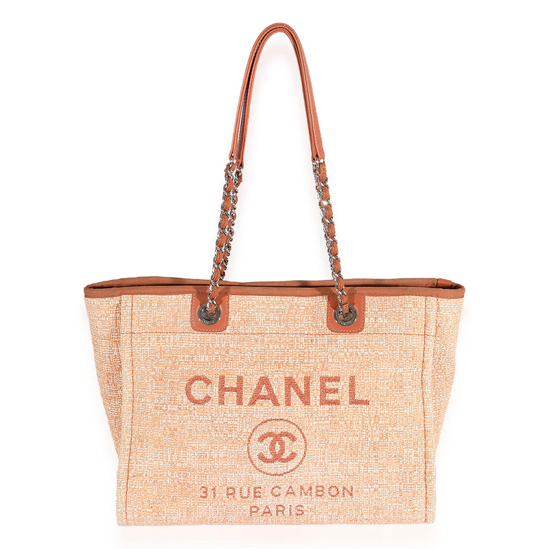 Chanel deauville cheap tweed tote