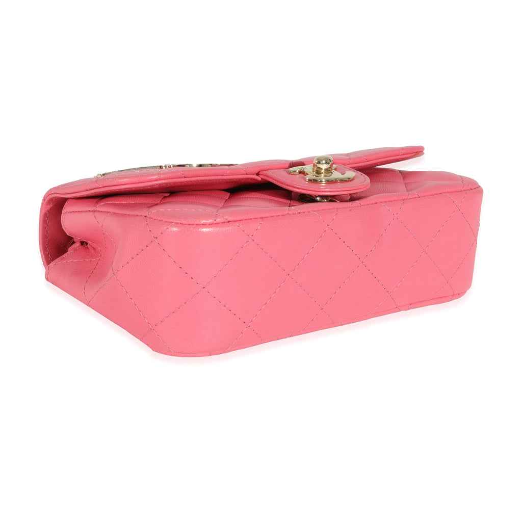 Chanel Lambskin mini flap bag Pink ADL2091 – LuxuryPromise