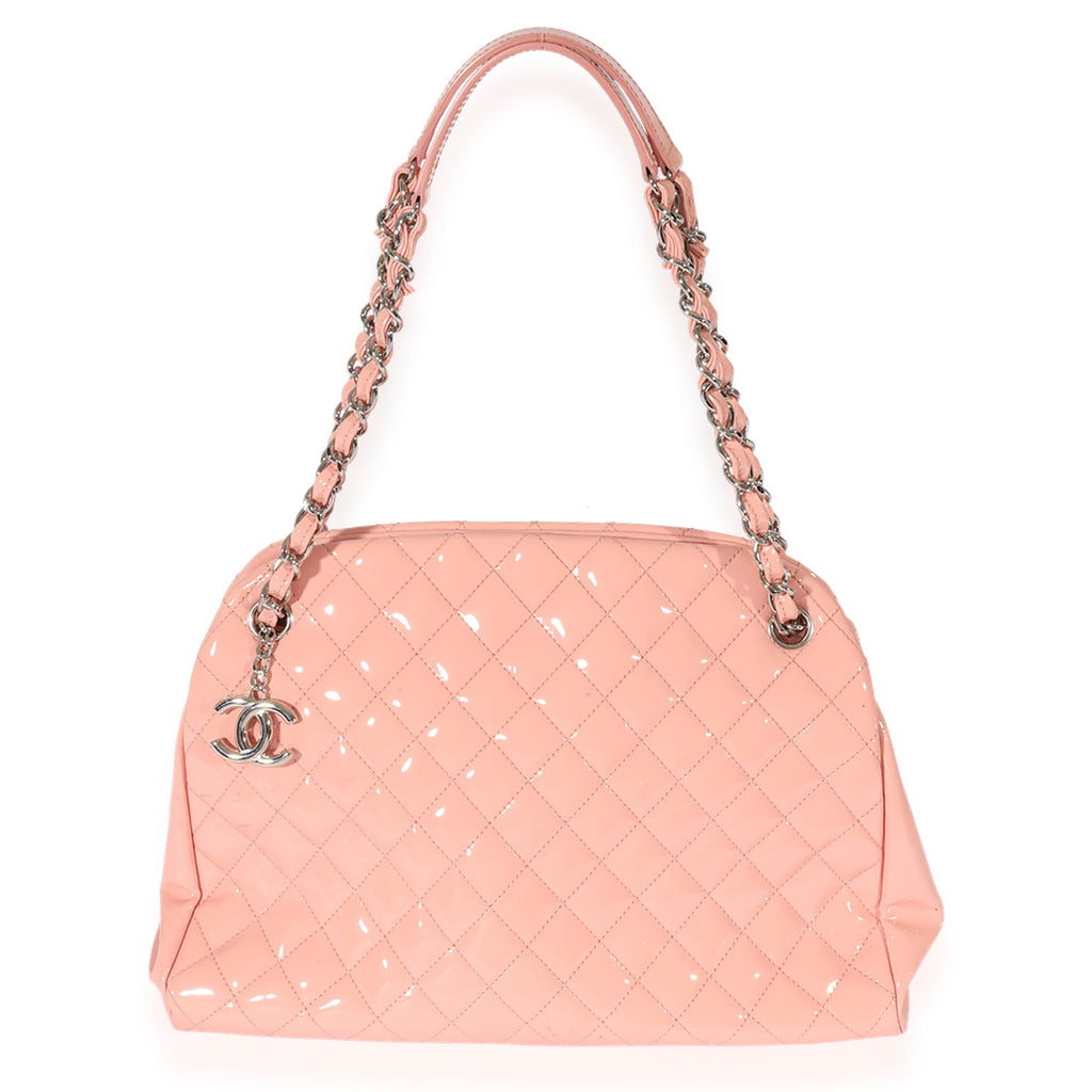 Chanel Pink Patent Mademoiselle Large Bowling Bag – LuxuryPromise