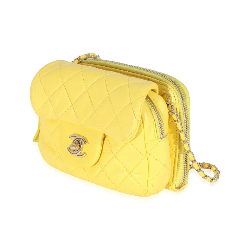 Chanel Small Flap Wallet Lambskin Beige GHW  Laulay Luxury