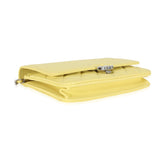 Chanel Chanel Yellow Leather Urban Companion Wallet On Chain