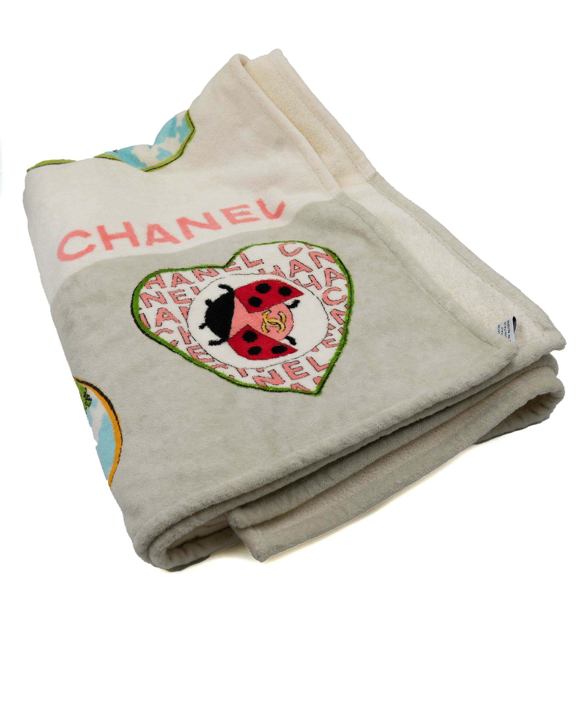 Chanel Chanel coco and heart towel AGC1213