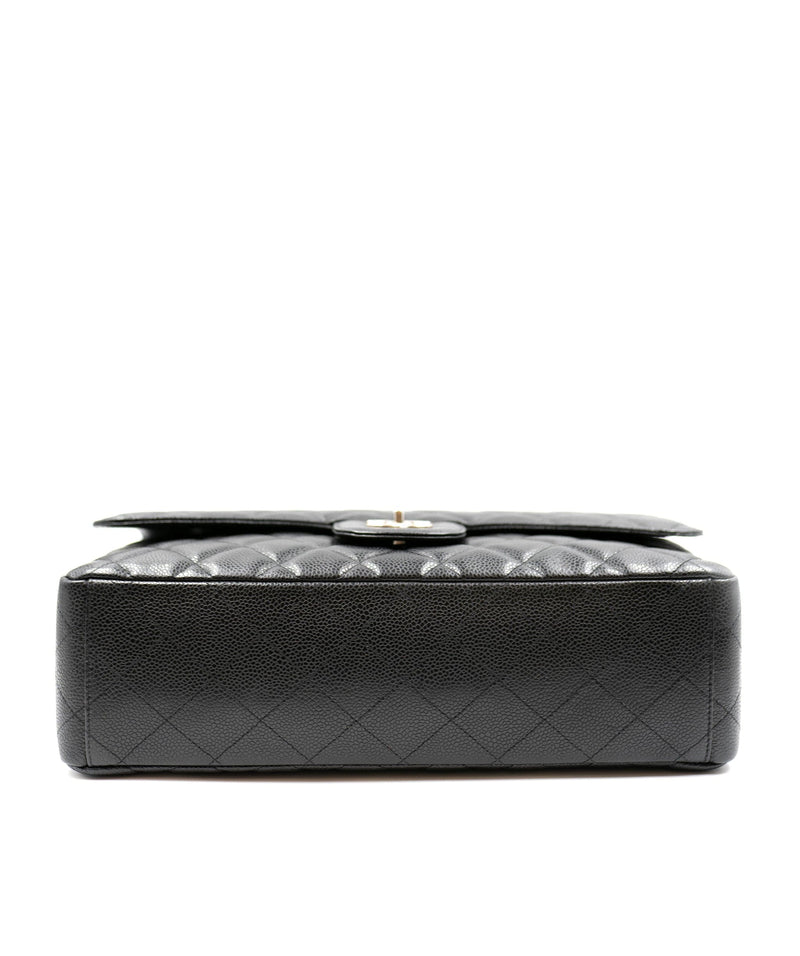 Chanel Black Caviar Classic Flap Bag XXL PHW - AGL1600 – LuxuryPromise