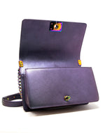 Chanel Chanel Limited Edition Medium Purple Leather Boy Bag  - AGL2186