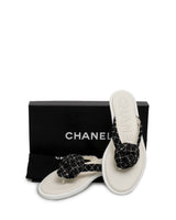 Chanel Chanel Camellia Tweed Sandals size 38