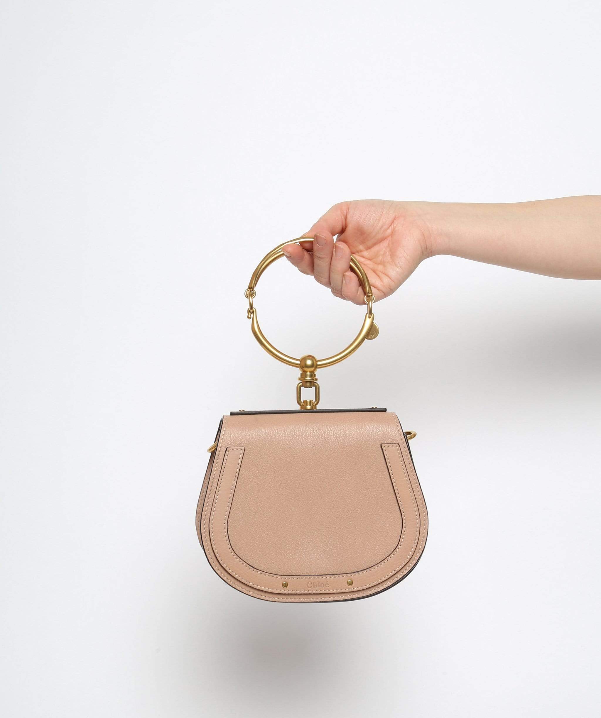 Chloé Chloe Beige Nile Bracelet Bag