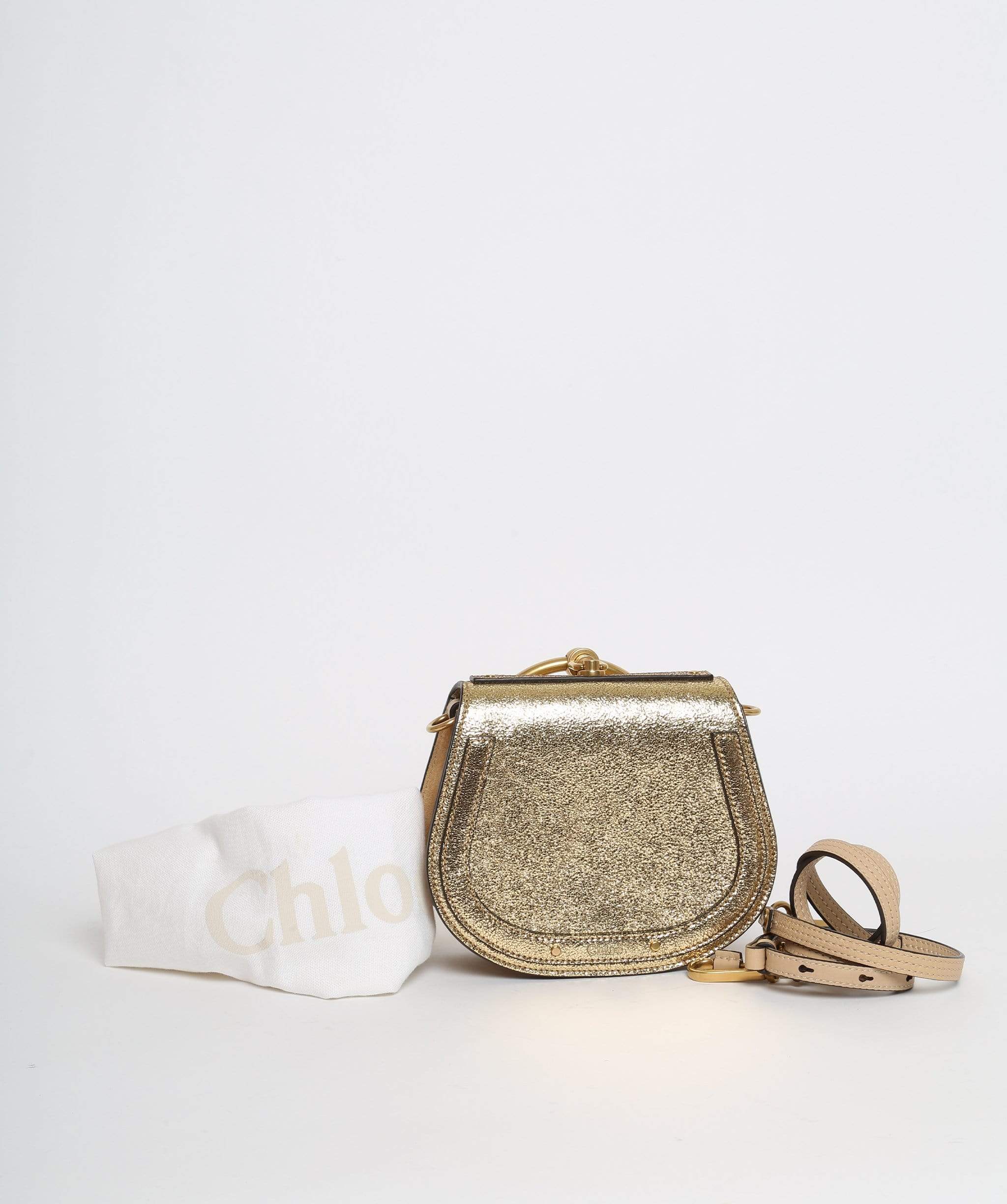 Chloé Chloe Gold Nile bracelet bag