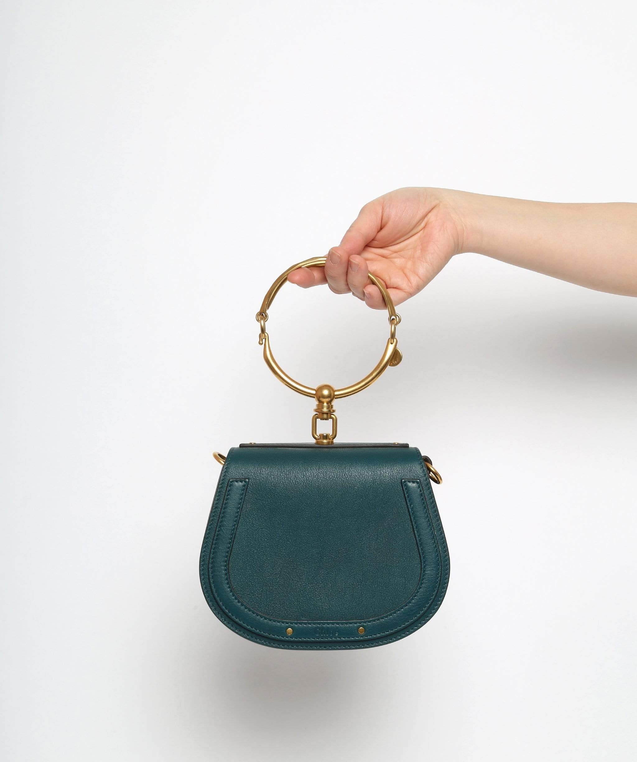 Chloé Chloe Nile Bracelet Bag - Turquoise