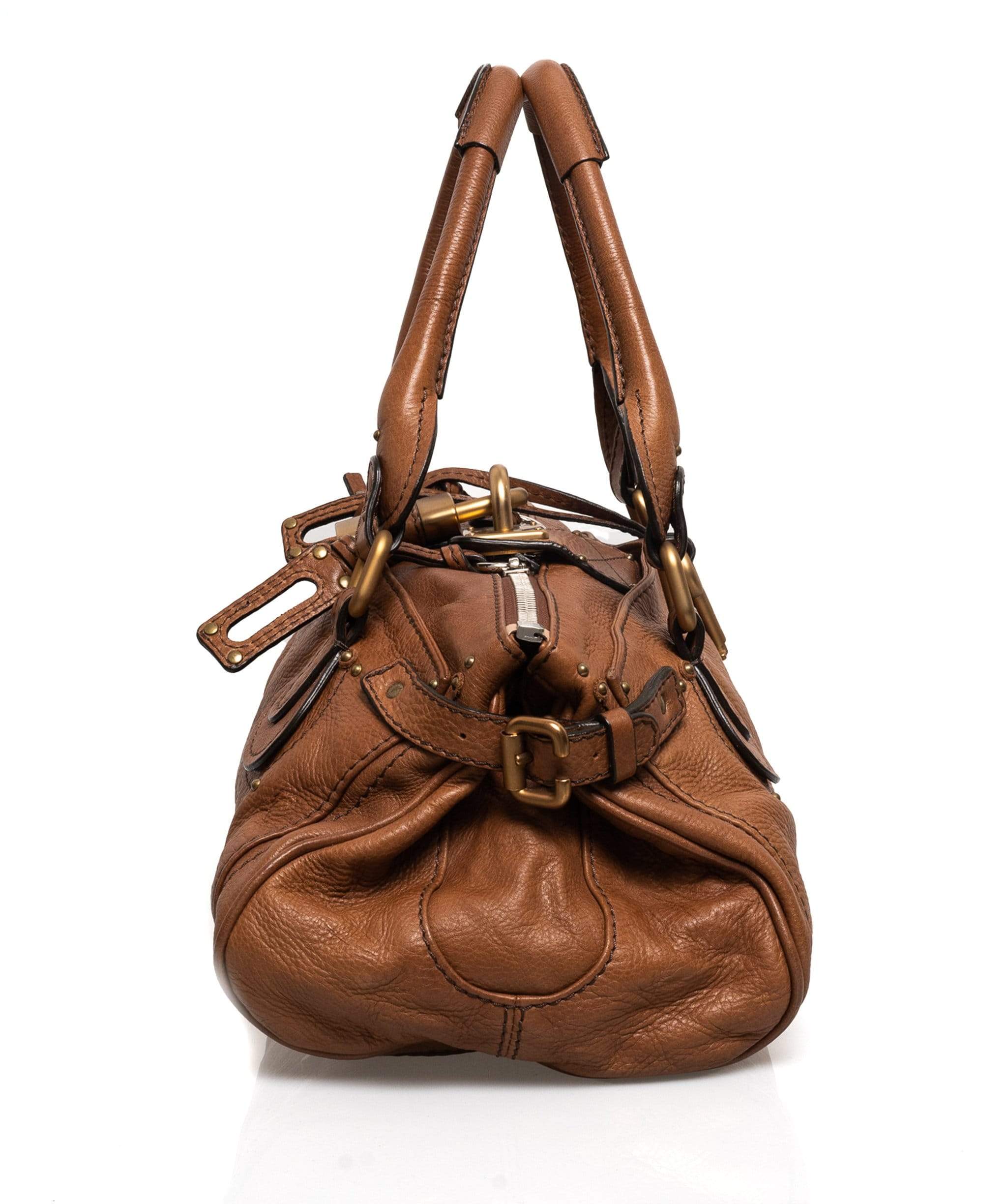 Chloé Chloe Paddington Camel Leather Bag - CW1283