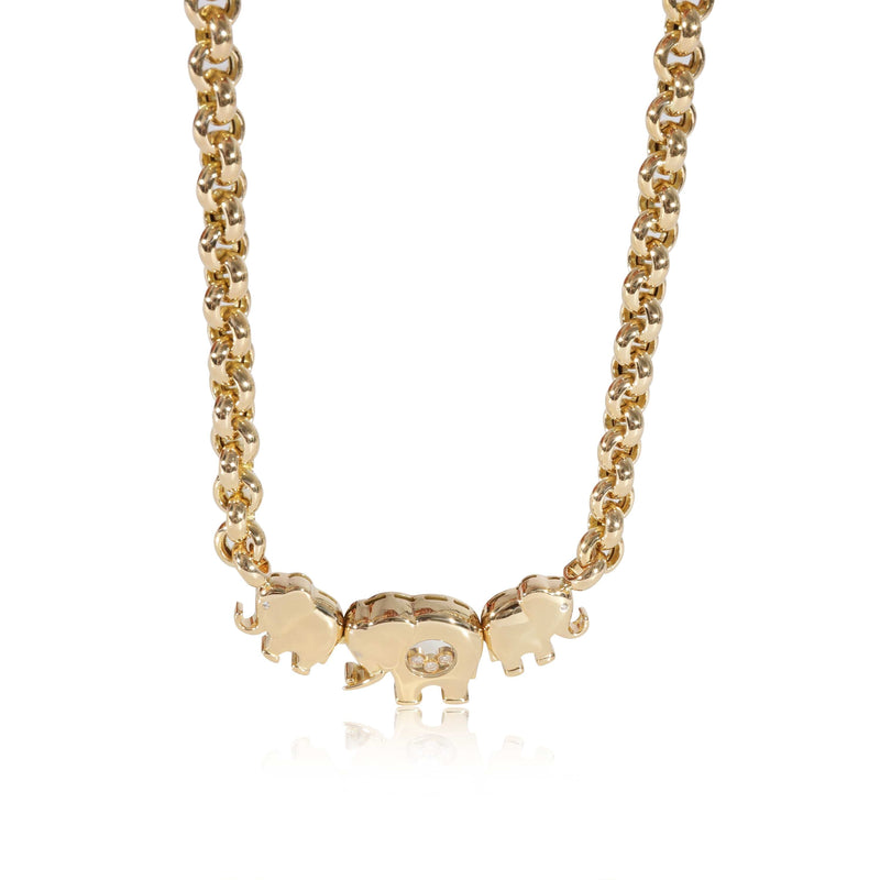 Chopard elephant outlet necklace